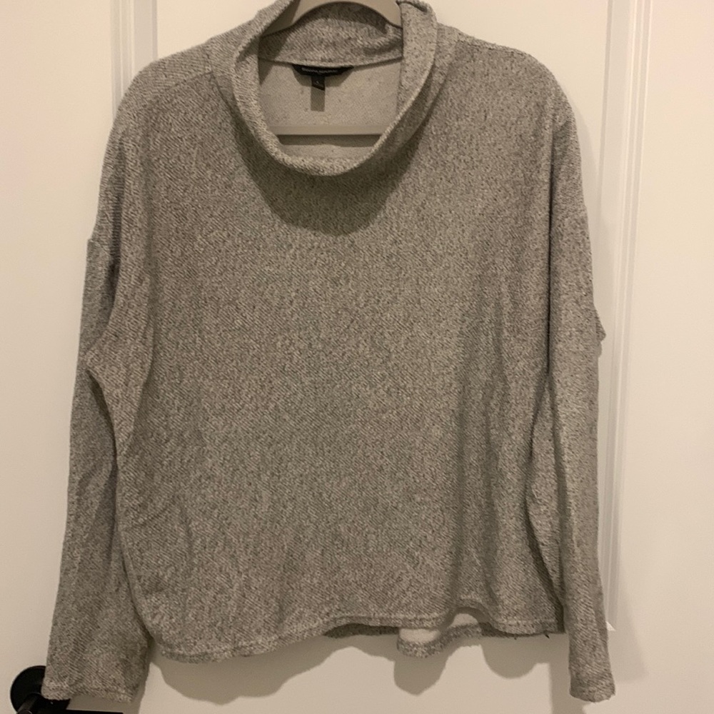 Casual lightweight sweater with a cowl neck